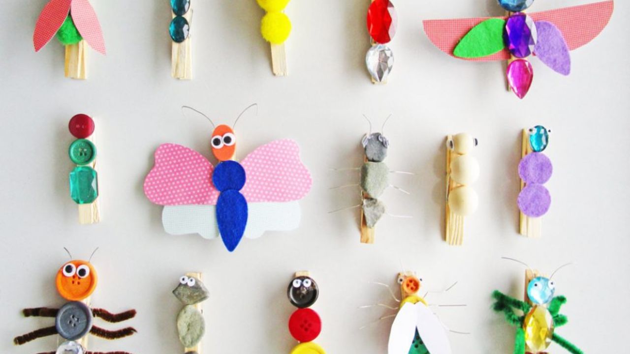 Handmade Paper Bugs Project